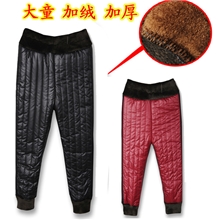 大童韩版休闲裤冬季新款冬款加厚儿童装皮童棉裤批发童裤