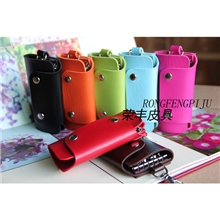 卡包批发礼品批发广告促销礼品仿真皮钥匙包钥匙扣