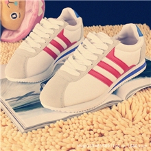 韩版反毛皮真皮松糕厚底运动休闲鞋阿甘鞋男女跑鞋炮弹鞋批发零售