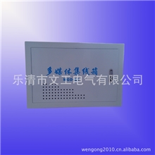 【文工电气】供应300*200*100多媒体集线箱家庭信息箱配电箱