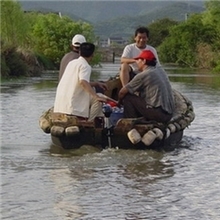 养殖鱼塘船外机船挂机船用挂机舷外机船马达挂桨机电动