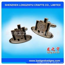 厂家供应高档衬衣袖扣合金入色袖扣全金属纽扣