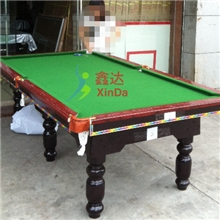 美式黑8台球桌标准美式中档桌球台台球案