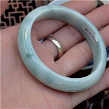 翠鼎鸿珠宝糯种淡绿色翡翠手镯58.3mm缅甸翡翠手镯61205045708