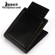 钱包批发义乌男士厂家直销广州钱夹时尚多功能钱包牛皮钱夹
