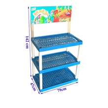 【厂家供应】79x47cm层式货架层式货架塑料货架
