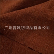 新款4.5*4.5亚麻粘竹节秋冬洗水皱布面料亚麻洗水布料麻纱面