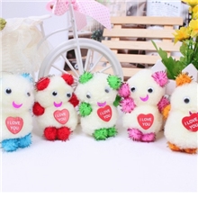 专业批发各种小动物挂件格子货源地摊两元挂件批发串珠动物挂件