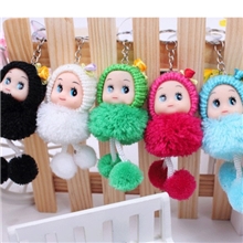 供应毛绒挂件小动物8CM毛球娃娃手机挂件公仔玩具地摊批发