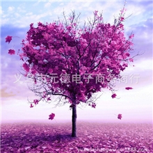 钻石画DIY十字绣客厅卧室梦幻浪漫爱心树大幅贴钻画钻石绣家居装
