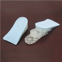 厂家供应三层水晶内增高鞋垫高弹性增高垫PVC增高垫801-1