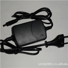 电源供应-欧规双线12V1A安防摄像专用电源适配器