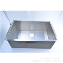 新款不锈钢水盆HS2818-Z直角手工单盆高品质单槽手工水槽厨房盆
