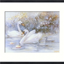 美克美家简欧建筑风景精印画芯油画卧室客厅餐厅有框画装饰画