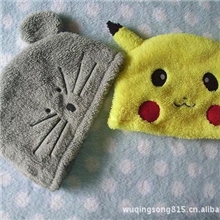 批发2012毛绒帽子卡通帽子动物帽子皮卡丘老鼠卡通帽冬季
