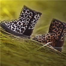 爆款豹纹儿童棉鞋批发儿童保暖鞋雪地靴1202