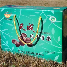 迁西板栗迁西贡栗万年福风干栗子600g/提6袋/提100g/袋