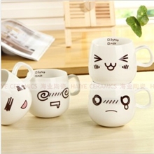 ZAKKA创意搞怪笑脸陶瓷杯/情侣杯/马克杯/牛奶早餐杯/水杯
