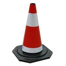【厂家直销】厂家直销橡胶路锥路锥锥形筒路标橡胶路标50CM