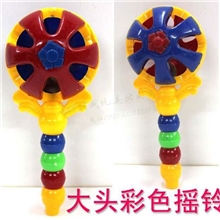 小额300元起混批发幼儿玩具幼儿手摇铃手铃多色辨认乐趣带启蒙08