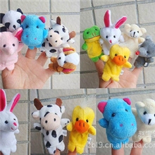 可爱的迷你小动物手指偶讲故事的好玩具手偶玩偶玩具0.95元一个