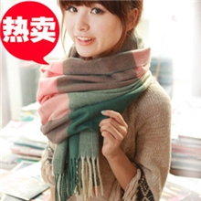 批发围巾新款超长韩国秋冬款毛线围巾韩版男女情侣围脖淘宝爆款