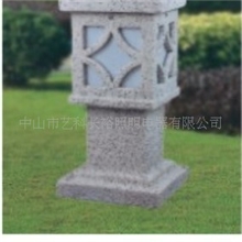 仿古草坪灯、仿真园林石灯、假石灯、园林草坪灯、户外灯生产家