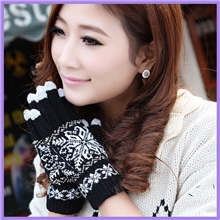 2013新款现货批发雪花触摸屏针织手套工厂直销现货批发