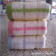 【厂家直销】纯棉十四支弱捻纱大方格童巾批发