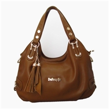 批发代销品牌正品真皮牛皮时尚冬季爆款单肩包斜挎包深卡其色