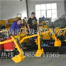 较新室内儿童游乐场设备全仿真儿童游乐挖掘机质量可靠