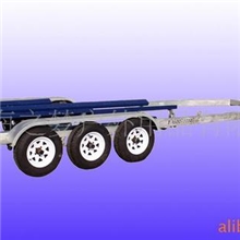 供应定做玻璃钢游艇拖车（三排轴游艇拖车）