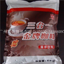 供应均乾三合一金牌咖啡