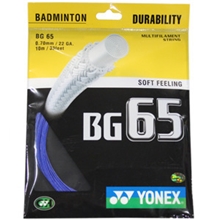 【正品授权】Yonex/尤尼克斯BG65羽毛球线耐用耐打极佳