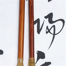 [厂家直销]文房套件高档毛笔批发狼羊兼毫红木杆