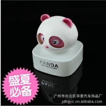 厂家批发功夫熊猫汽车香水座车用芳香剂车载香膏香薰促销1212