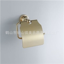 厂家真销、高档全铜、卫浴挂件、金色、纸巾架