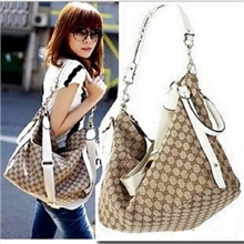 〖代理加盟〗广州女包包批发|时尚休闲三用帆布包包A433实物拍摄