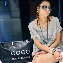 2013年百搭新款包字母PU简约时尚包欧美风单肩大容量包包通勤女包