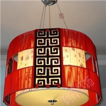 批发专业酒店宾馆茶楼大红工程吊灯订制非标工程灯具804