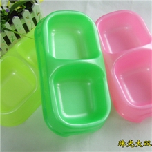 供应宠物珠光大双碗双联大号狗食盆狗粮+喝水俩用量大优惠