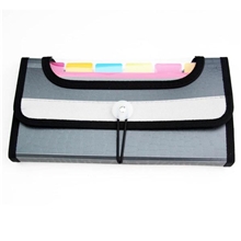 领秀文具金得利办公用品金属色13格票据包DC4021票据包票据