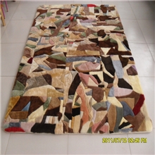 纯羊毛地毯澳洲羊皮拼块地毯地垫客厅卧室毛毯地毯厂家批发