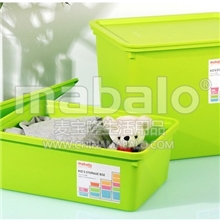 麦宝隆新款收纳筐/百纳箱/储物箱/整理箱/塑料收纳箱0254(大号)