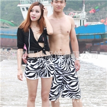 厂家批发沙滩裤广州情侣沙滩裤斑马速干海尚沨情诚招代理