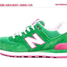 已出货=一件代发新款百伦NB574帆船杨幂亮绿桃红女鞋WL574YKG