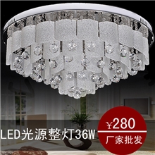 热销中8001现代时尚大功率客厅LED水晶吸顶灯节能省电厂家批发
