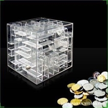 供应迷宫存钱罐moneymaze全透明环保认证