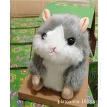 供应可爱电子会说话的毛绒仓鼠玩具会说话的汤姆猫录音仓鼠