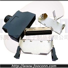 SCSI50PIN弹片卡钩式焊线公头